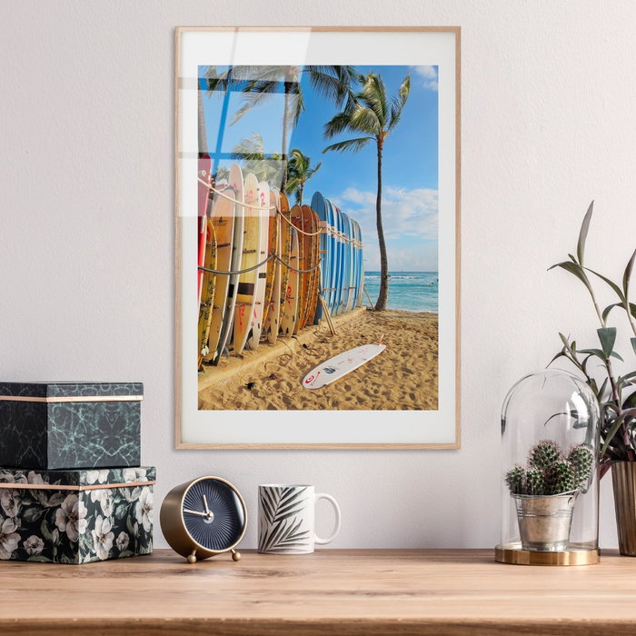 Wallity Cuadro Decorativo de Vidrio Templado Multicolor 30 x 45 cm